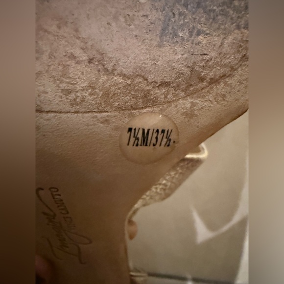 IMAGINE BY VINCE CAMUTO Gold Pascal 2 Strappy Sandal SIZE: 7.5 - Picture 7 of 7